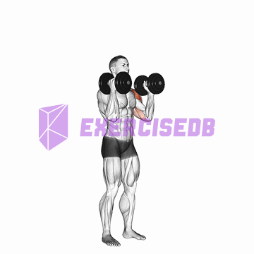 dumbbell alternate side press