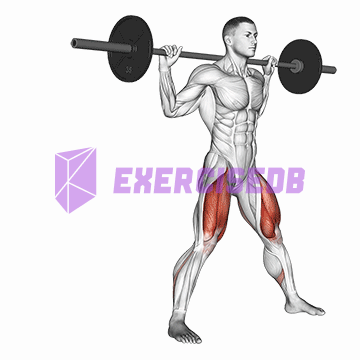 barbell side split squat v. 2