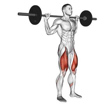 barbell rear lunge demonstration
