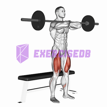 barbell bench front squat img