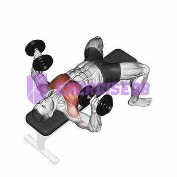 dumbbell bench press
