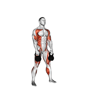 kettlebell double snatch demonstration